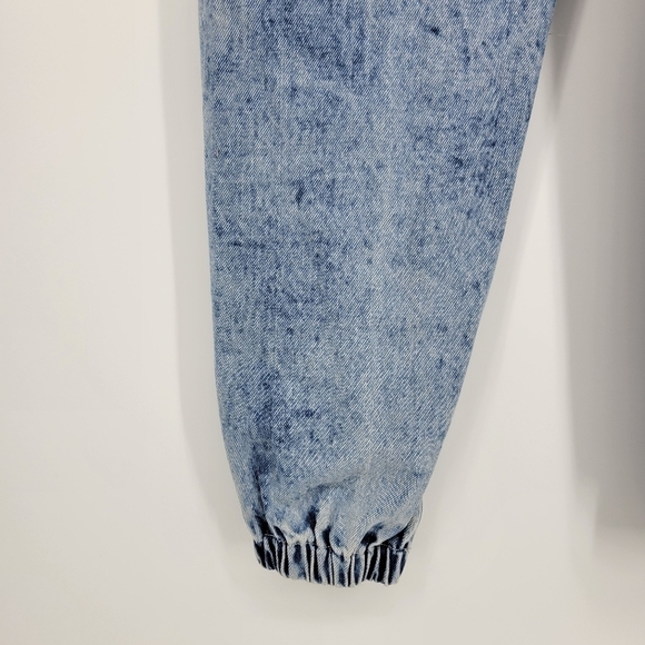 🖤 womens size 6 the rockn rev acid wash cropped high waist mom jeans - Picture 6 of 13